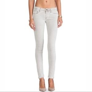 Mother Gray Light Wash The Looker Pop Jeans S:24